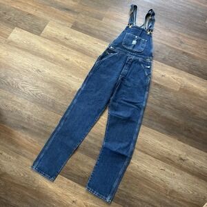 NWI Pointer‎ Brand Bib Overalls Dark Denim Men's Sz 28 USA Farmer Country